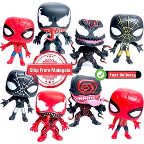 FUNKO POP Super Hero Spiderman Venom Carnage Iron