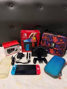 Nintendo Switch OLED Full Set + 128GB SD + Case