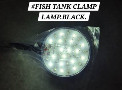 Fish Tank Clamp Lamp Aquarium BlackCold White Warm