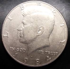 Collectible US Coin 1984-D Kennedy Half Dollar