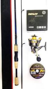 Shakespeare spinning rod 6 kaki combo exori impact