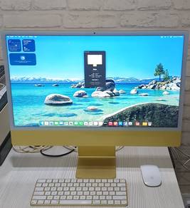 Apple iMac 24-inch M1 (2021) Yellow– 16GB RAM / 51