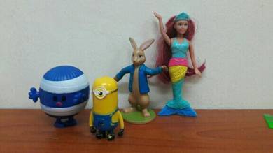 McDonald's Miss Whoops, Peter Rabbit, Minions