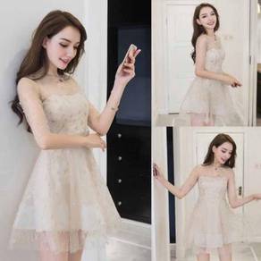 Gold glitter long sleeve star prom dress RBP0630