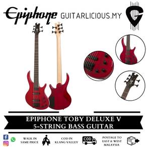 Epiphone Toby Deluxe V 5-String Bass Guitar - TR