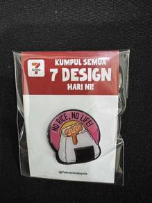 7-Eleven Enamel Pin (No Rice, No Life)