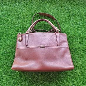 Coach Original brown leather 2 way sling bag