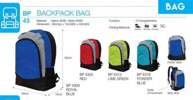 Backpack Bag Royal Powder Blue Red Green BP43XX