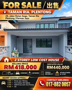 2-storey Terraced House For Sale in Johor Bahru,JHR