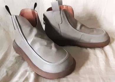 CUSTOM RETRO British style slip-on leather Chelsea
