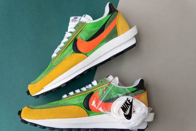 Nike LD Waffle Sacai Green Yellow