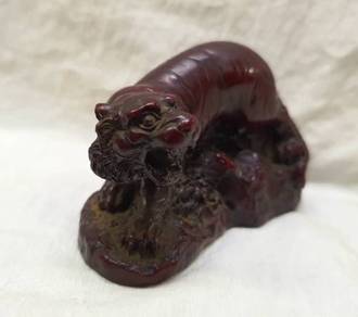 Chinese Horoscope Zodiac Tiger Statue Figurine Fen