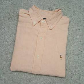 Ralph Lauren Orange Long Sleeve Shirt