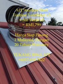 Stainless Steel Turbine Ventilator KULIM / PENDANG