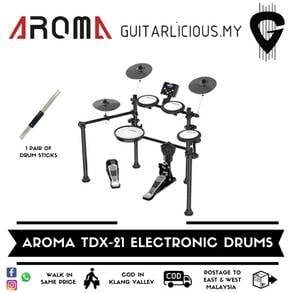 AROMA TDX21 Digital Drum Set with mesh finish