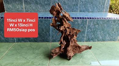 kayu hiasan aquarium aquascape 