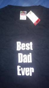 T Shirt Best Dad Ever (L)