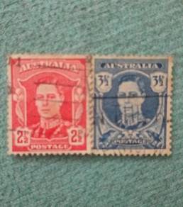 Australia 1942 King George VI 21/2,31/2 cent Rare