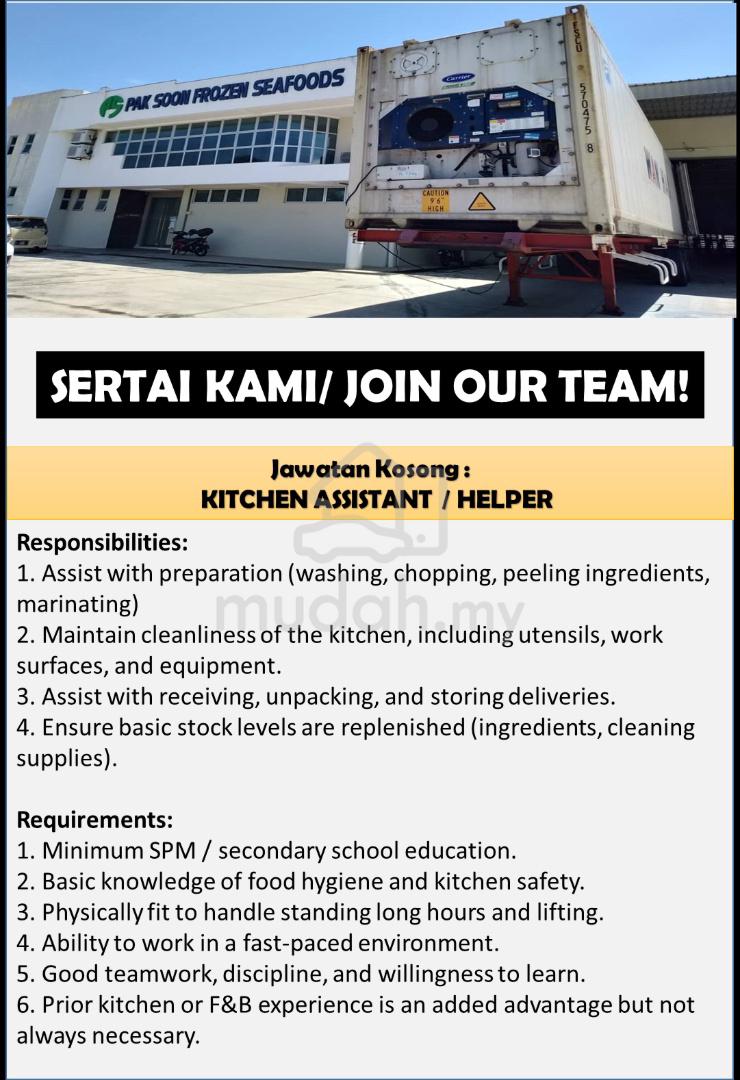 jobs in PAK SOON FROZEN SEAFOODS SDN. BHD.