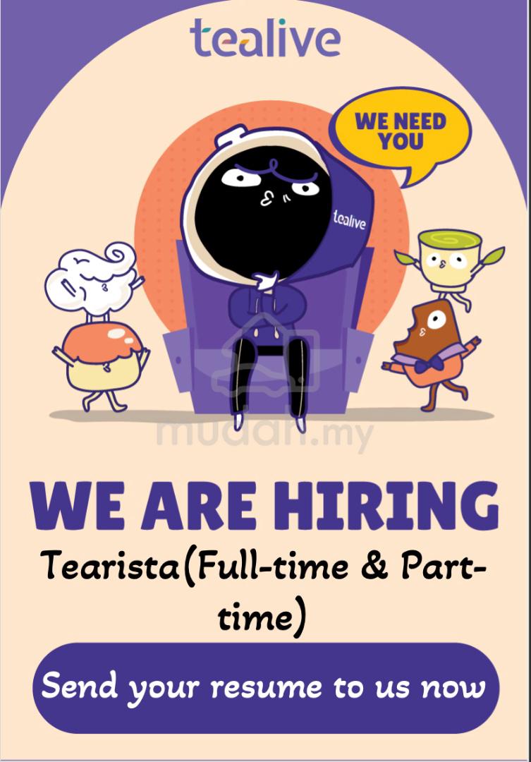 jobs in J TEA ENT SDN BHD