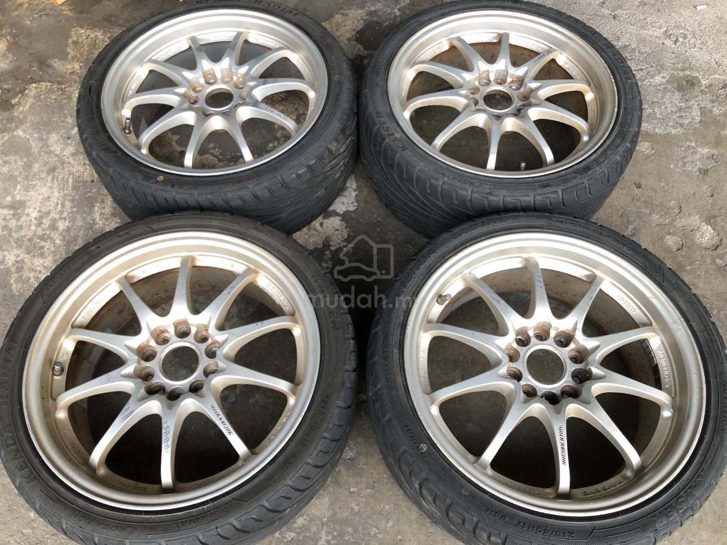 Wheels Rays CE28 114.3x5 17x7.5j +43 Ori Japan - Car