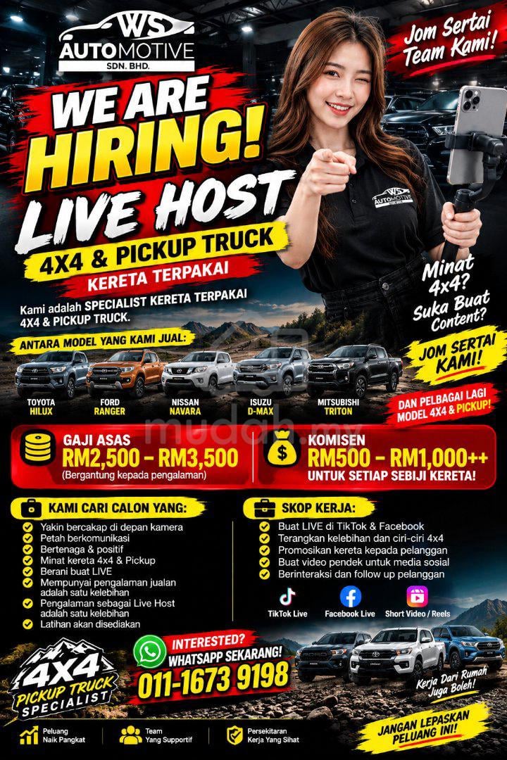 jobs in WS AUTOMOTIVE SDN BHD