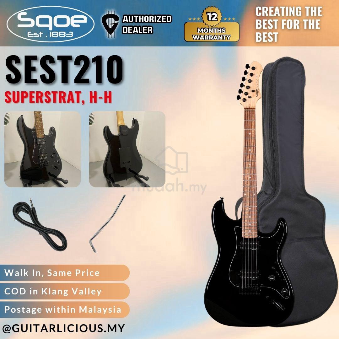 SQOE SEST210 Super Stratocaster HH Electric Guitar Music Instruments for sale in Ara Damansara Selangor