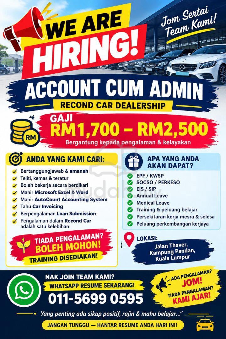 jobs in WIRANUSA CORPORATION SDN BHD