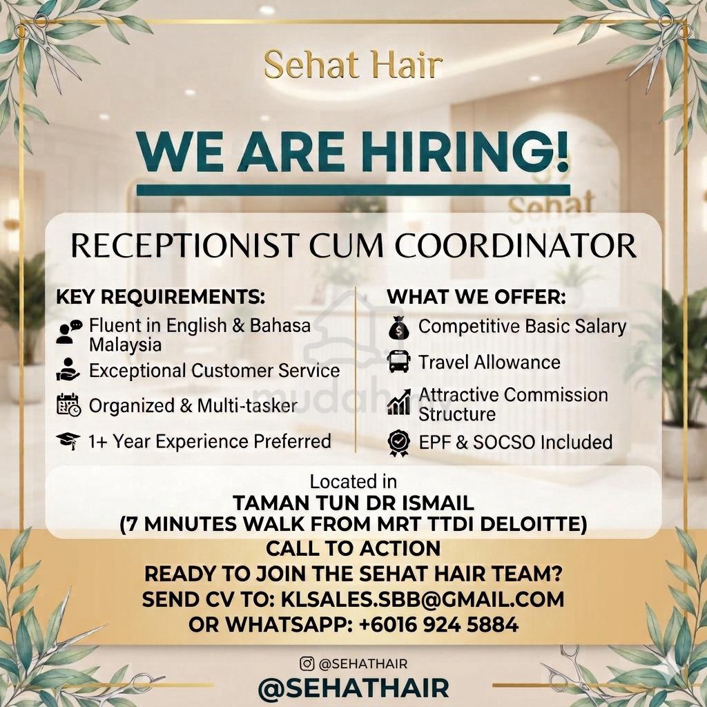 jobs in Sehat Hair