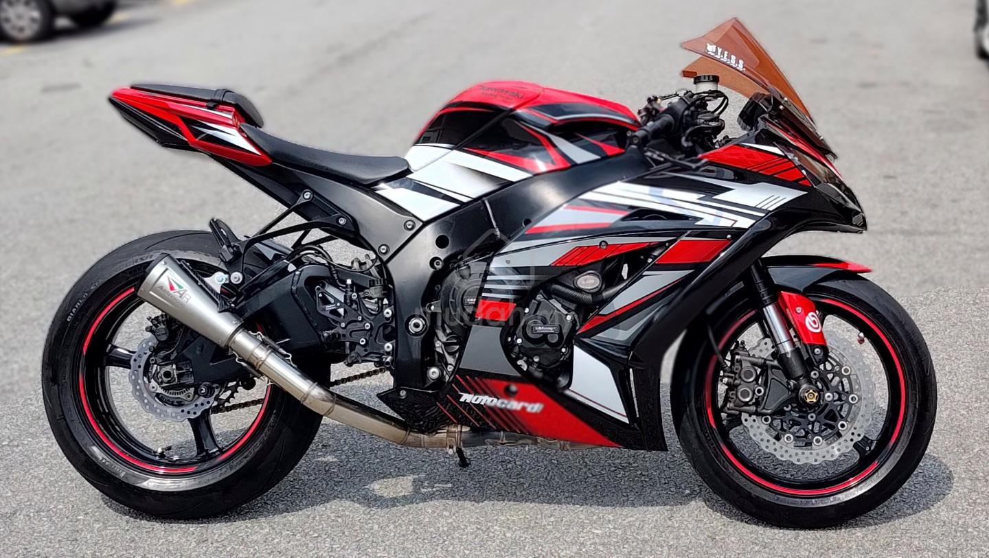 Kawasaki Ninja Zx10R Red Motocard gen4 full jajan - Motorcycles