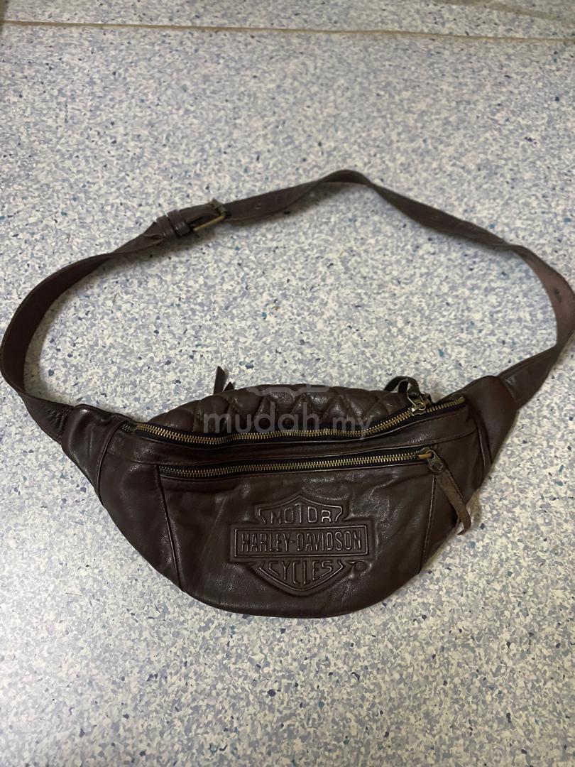 Harley davidson leather sling bag online