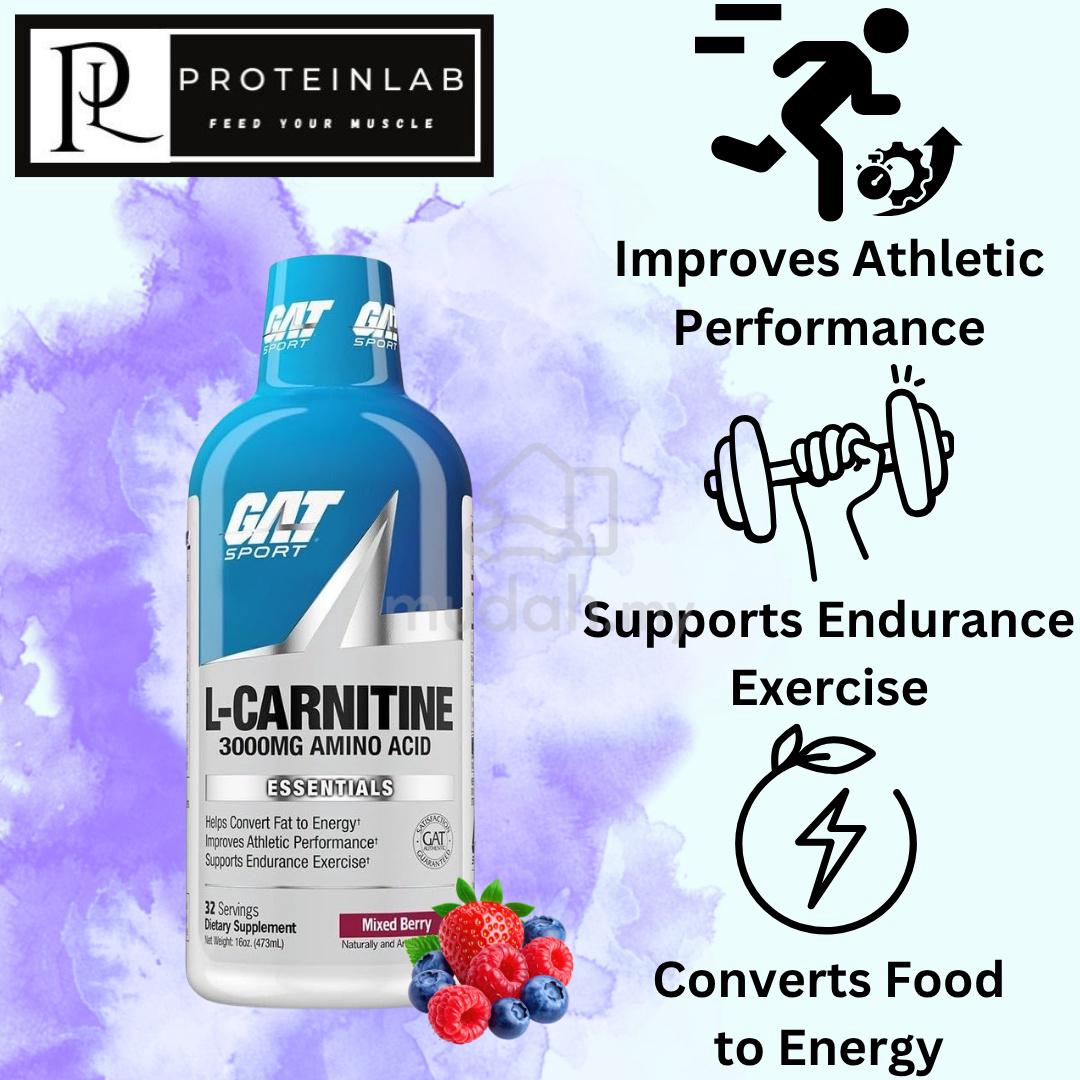 gat sport l carnitine L-CARNITINE 3000MG (Mixed Berry) Alluvi Healthcare Glow GHK-CU Area:Body Tamaño:5kg