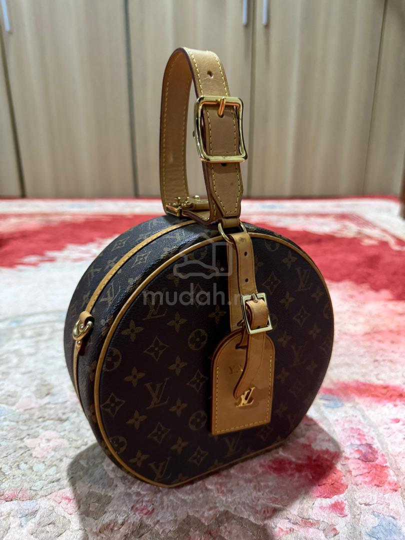 LOUIS VUITTON Brown Monogram Petite Boite Chapeau Bags Wallets for sale in Ayer Keroh Melaka