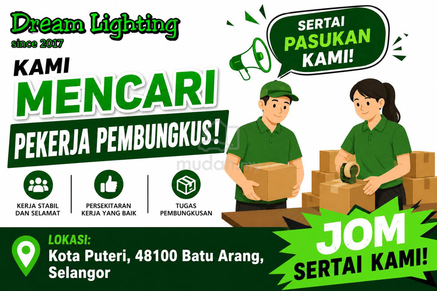 jobs in Dream Lighting Global Sdn Bhd