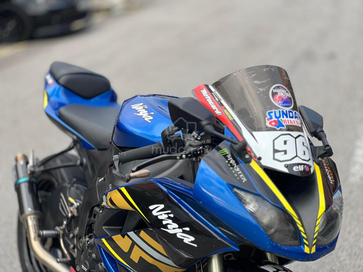 biru Kawasaki ZX-6R 600 2013 - Motorcycle specifications, photos
