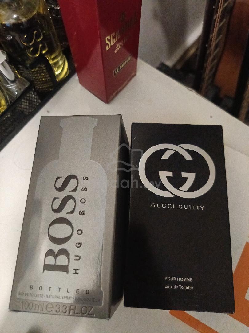 Hugo Boss Bottled and Gucci Guilty EDT Pour Homme Health Beauty for sale in Gombak Kuala Lumpur