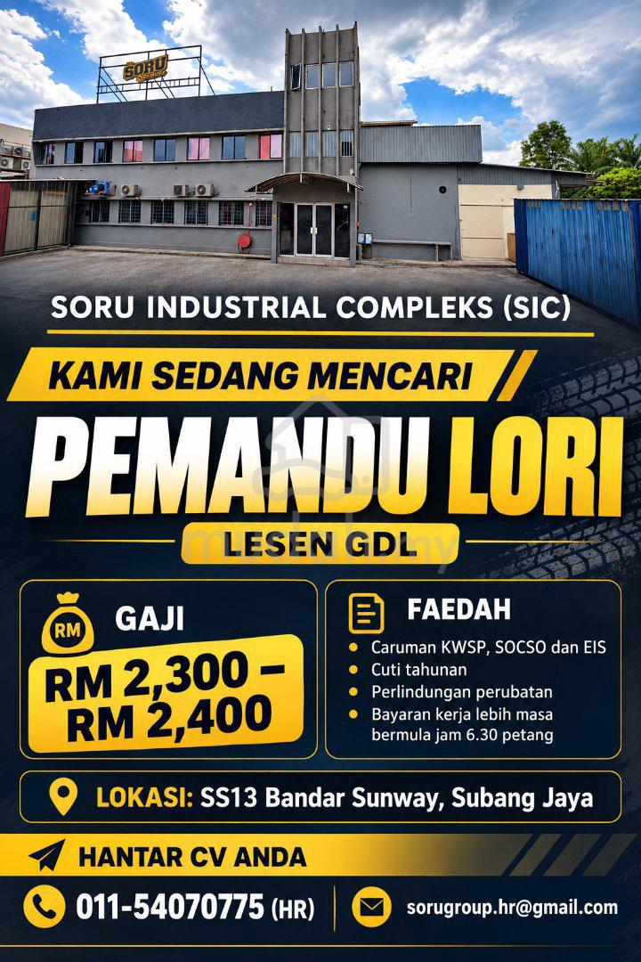 jobs in Soru Group Sdn Bhd