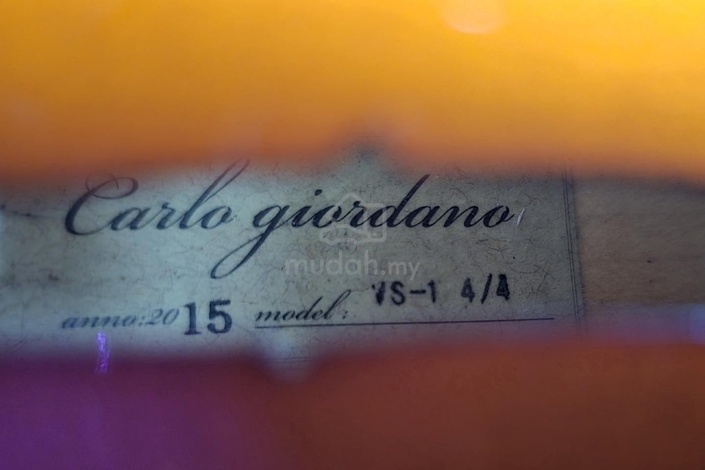 Carlo Giordano VS-1 4/4 full-size violin - Music Instruments for