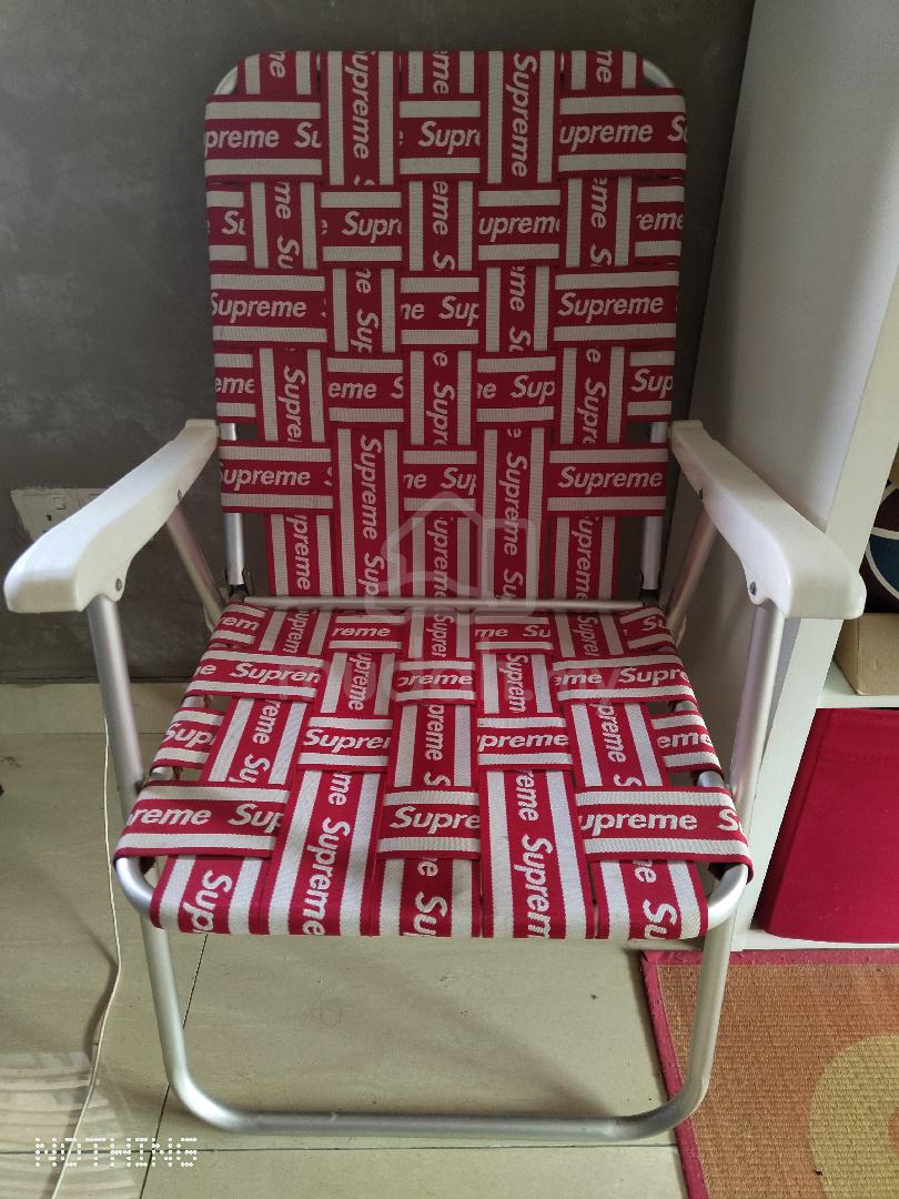 Supreme Lawn Chair Supreme Red Lawn Chair - Red | eBay UK