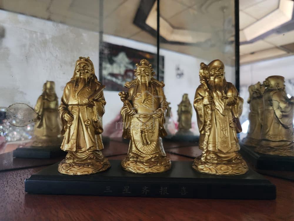  selangor 福禄寿3点セット 6 sets Fu Lu Shou (福禄寿) + 2 figurine sets - Furniture