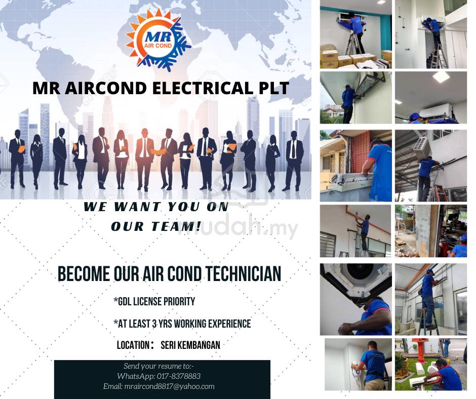jobs in MR Aircond Electrical Plt
