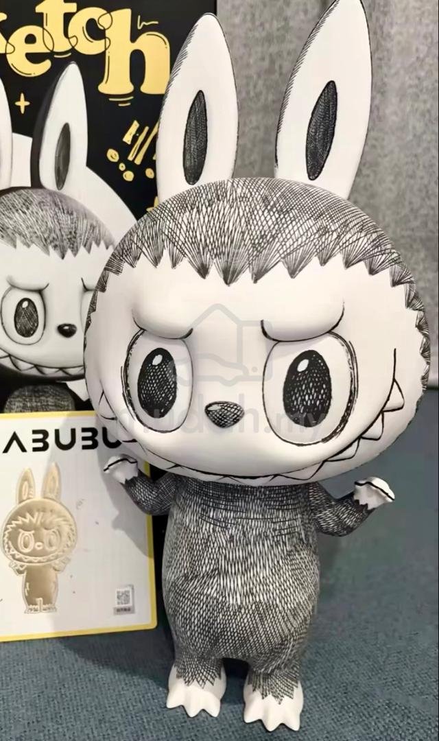 POPMART The Monsters Mega Labubu Sketch 400% - Hobby