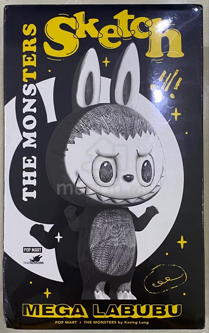 POPMART MEGALABUBU400% THE MONSTERSスケッチ Pop Mart MEGA LABUBU Sketch 400% - GB