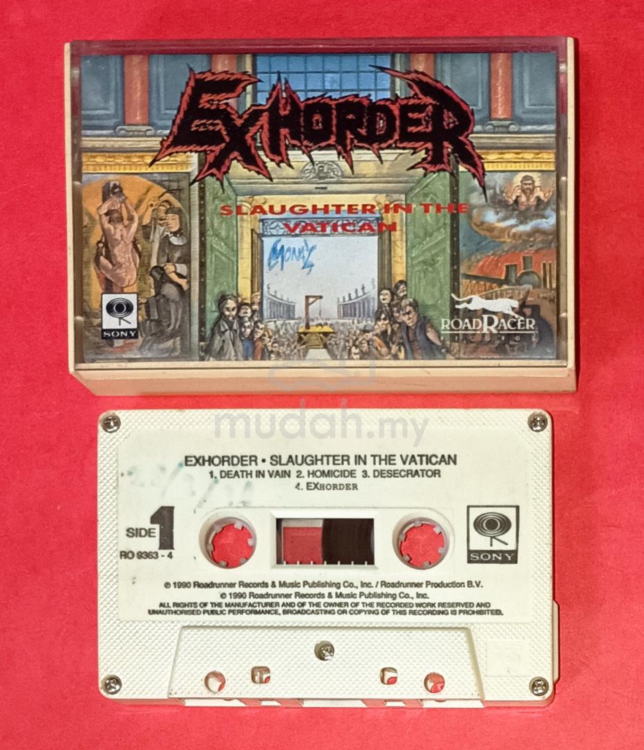 EXHORDER - SLAUGHTER IN THE VATICAN CASSETTE Kaset - Music/Movies