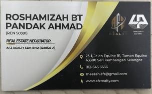Roshamizah Pandak ahmad