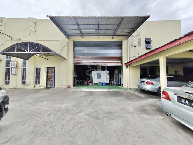 (UPGRADED HIGH VOLTAGE AND HOIST!) 1 Storey Semi D Factory, Nilai 3 1