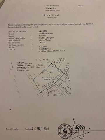 Tanah cengkau kota negeri sembilan 1