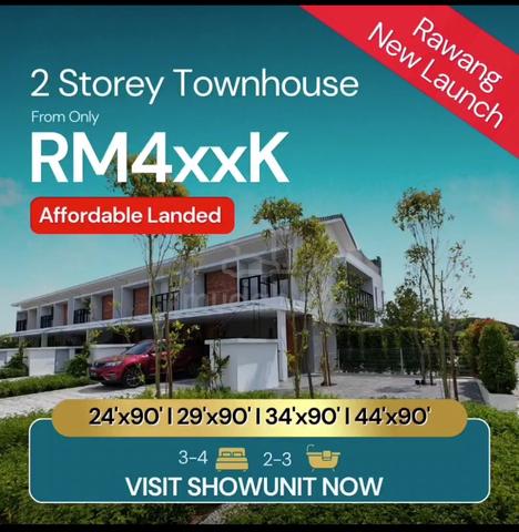 Most Affordable New 2-Storey Town House With Club House in Rawang 1