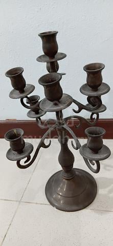Tapak lilin antik tembaga asli - photo 2 of 2
