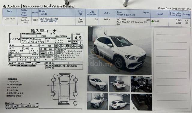 2022 Mercedes Benz GLA-35 2.0 AMG 4 MATIC - 4